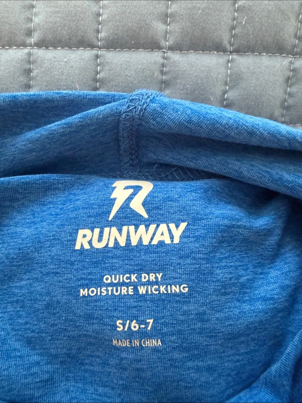 Kids Blue Hooded Pullover Sweatshirt